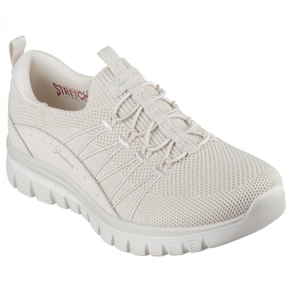 Zapatilla Mujer Graceful Picture Perfect Beige Skechers-4