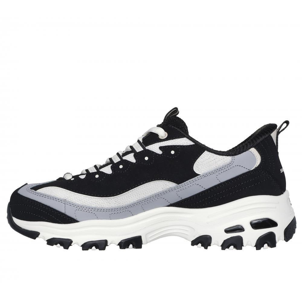 Zapatilla Mujer D'LitesSmooth Nostalgia Negro Skechers-3