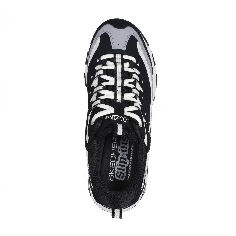 Zapatilla Mujer D'LitesSmooth Nostalgia Negro Skechers-1