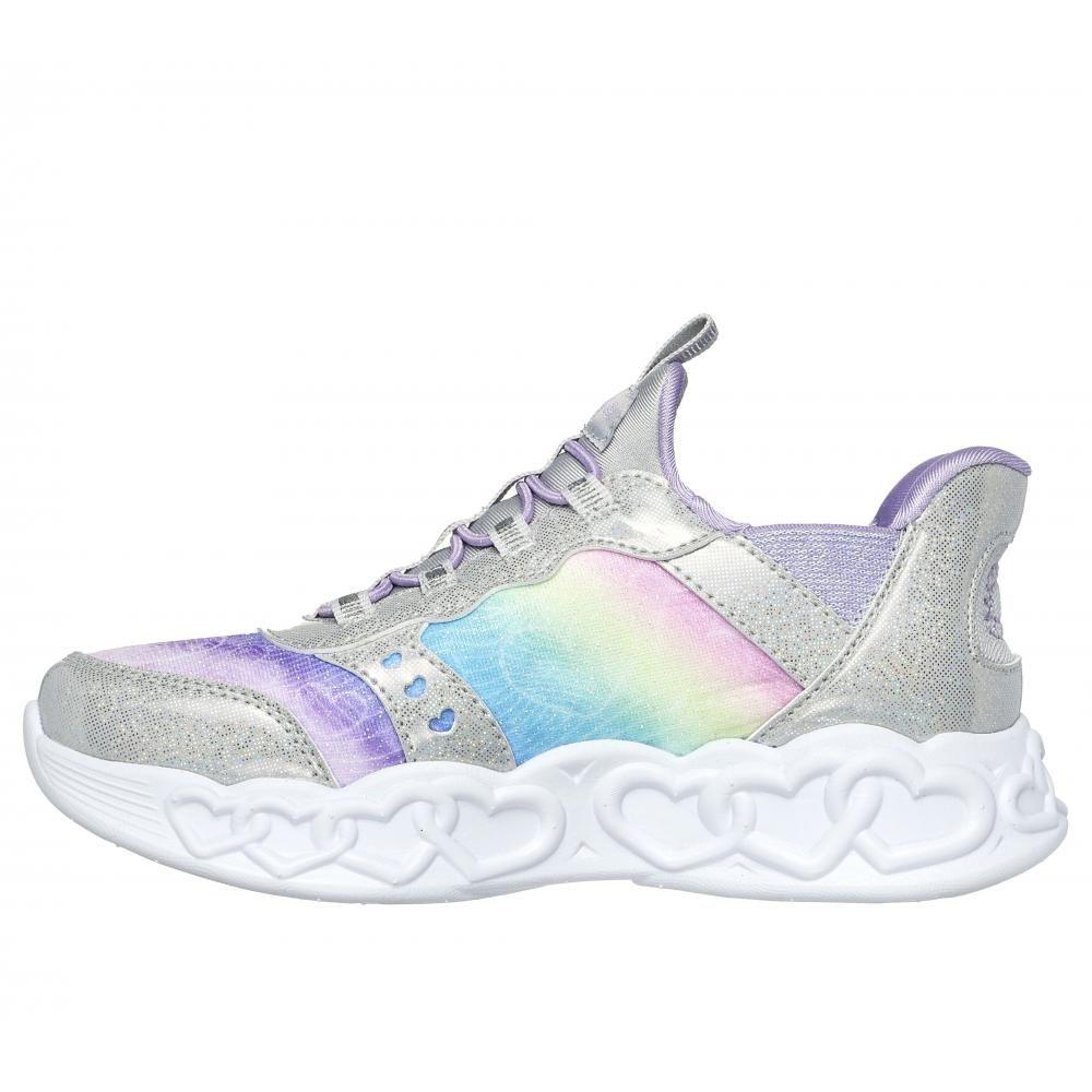 Zapatilla Niña Skechers Slip-ins: Infinite Heart Lights Gris-3