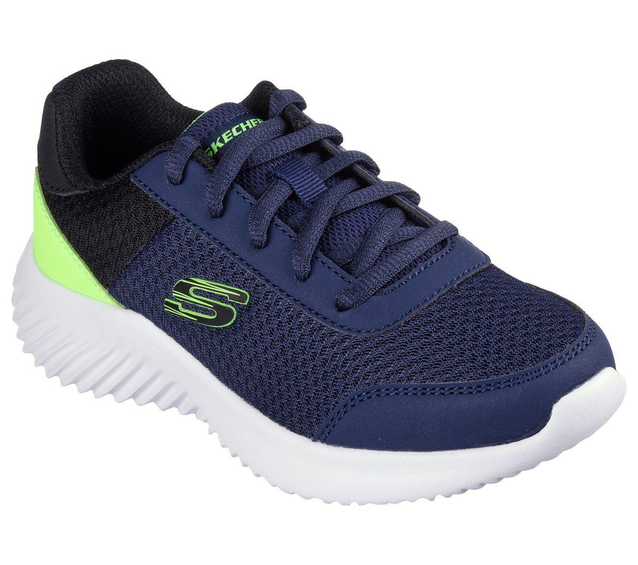 Zapatillas Niño Bounder Drezic Azul Skechers-1