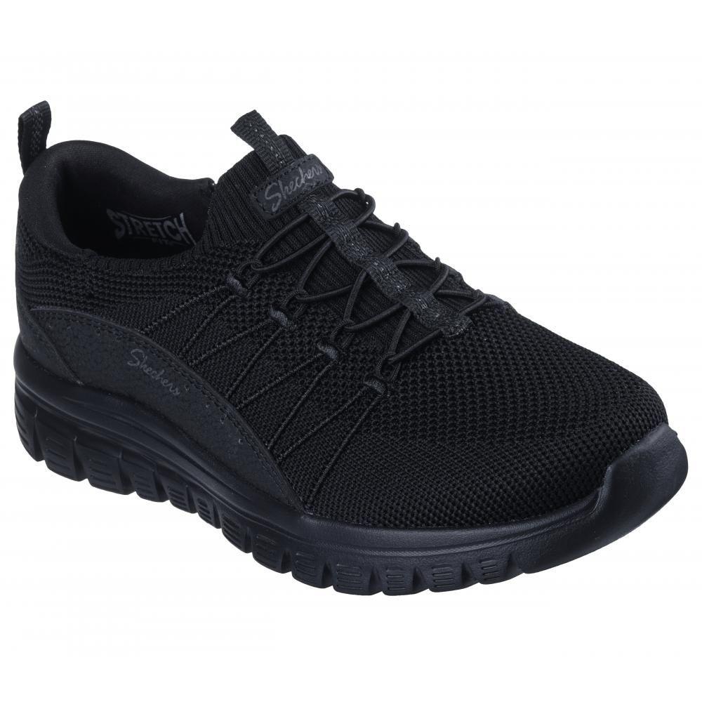 Zapatilla Mujer Graceful Picture Perfect Negro Skechers-4