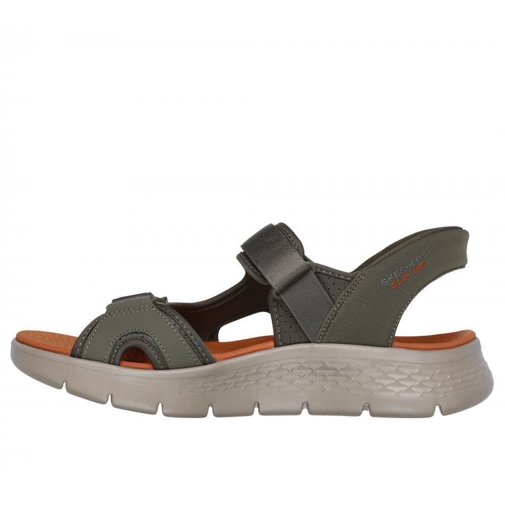 Sandalia Hombre Skechers Slip-ins: Go Walk Flex Sandal Verde-3