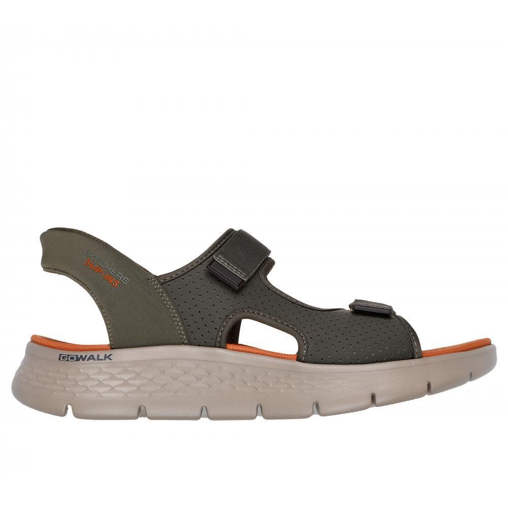 Sandalia Hombre Skechers Slip-ins: Go Walk Flex Sandal Verde-0
