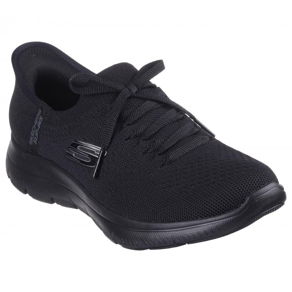 Zapatilla Mujer Skechers Slip-ins: Summits Negro-4