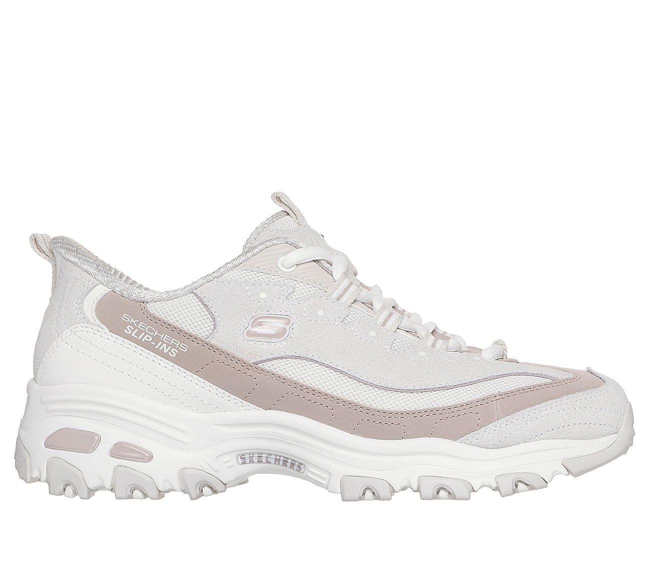 Zapatillas Skechers Mujer Slip-Ins Dlites Vintage Haze Beige-0