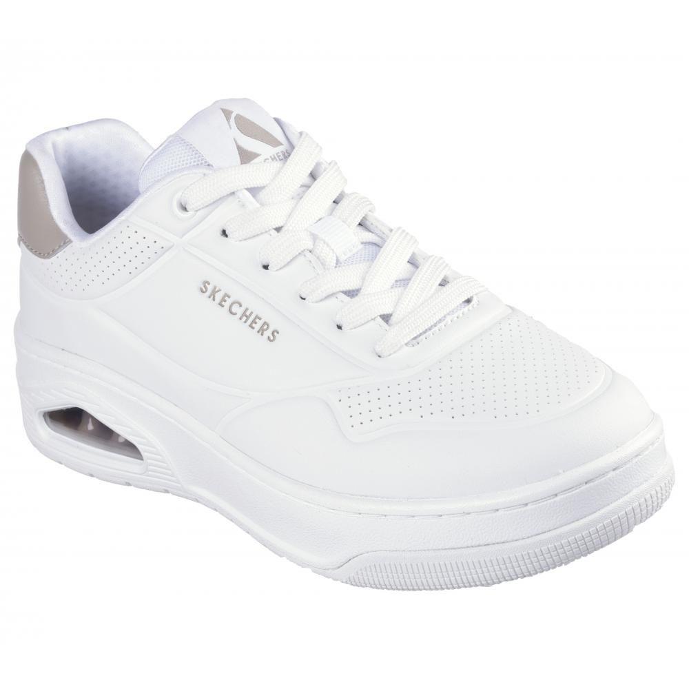 Zapatilla Mujer Uno Court Fast Break Blanco Skechers-4