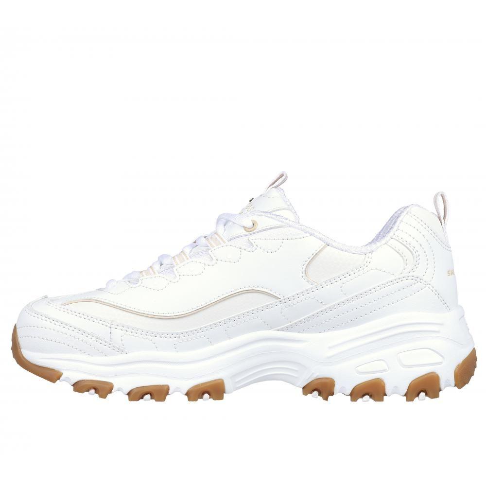 Zapatilla Mujer D'Lites Good Neutral Blanco Skechers-3