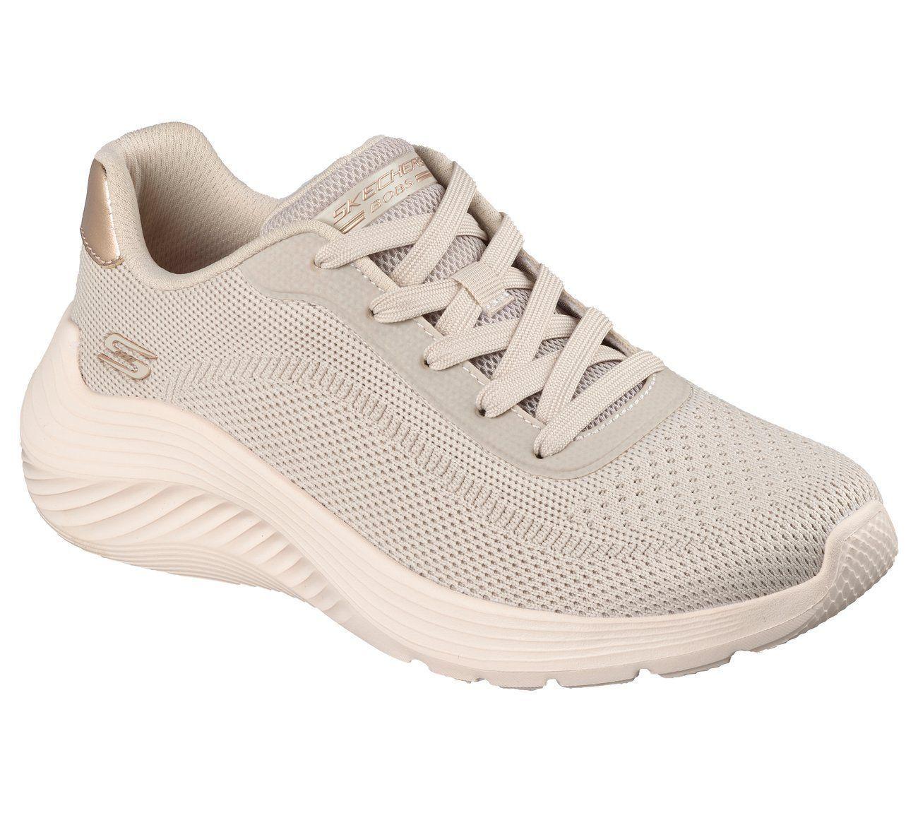 Zapatillas Mujer Bobs Squad W Current Look Beige Skechers-3
