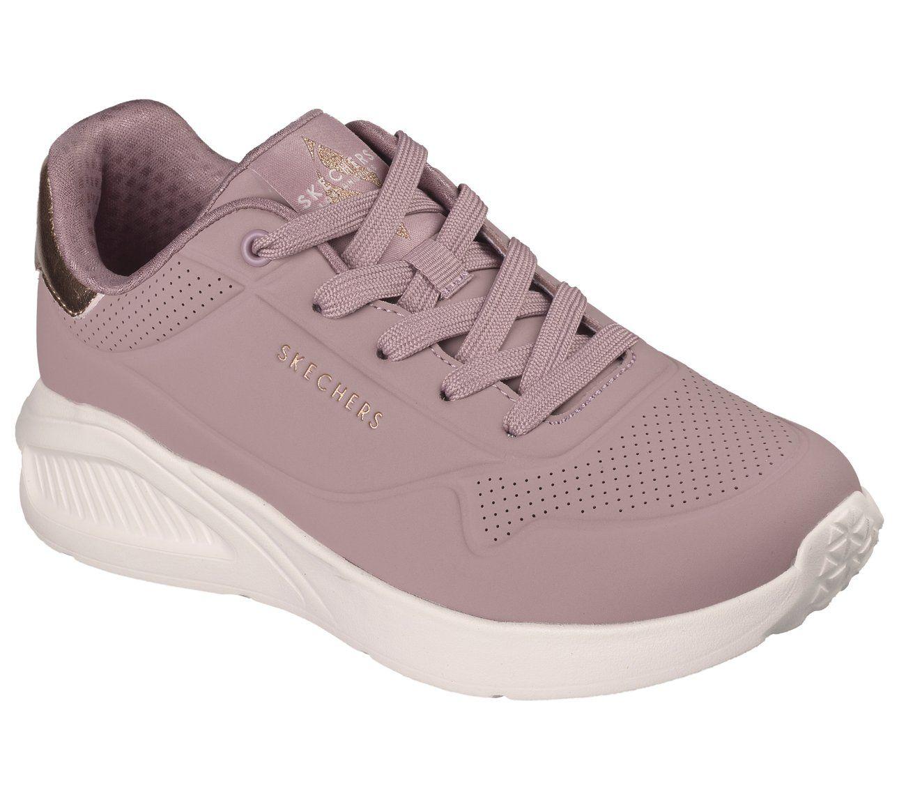 Zapatillas Mujer Uno Lite Shimmer Along Malva Skechers-3