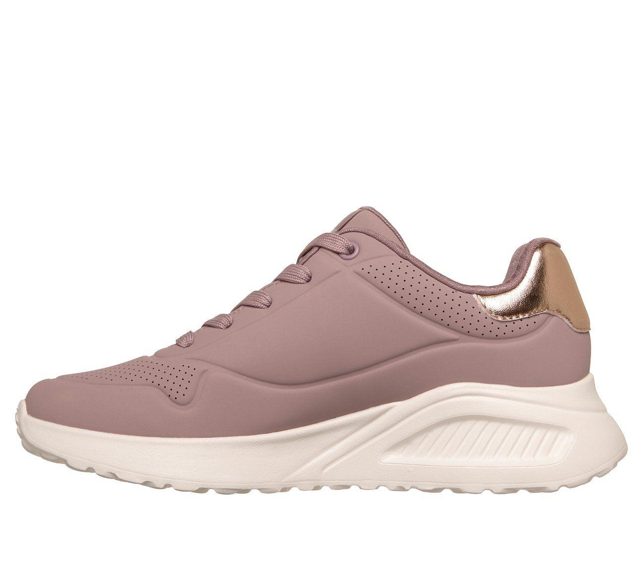 Zapatillas Mujer Uno Lite Shimmer Along Malva Skechers-5
