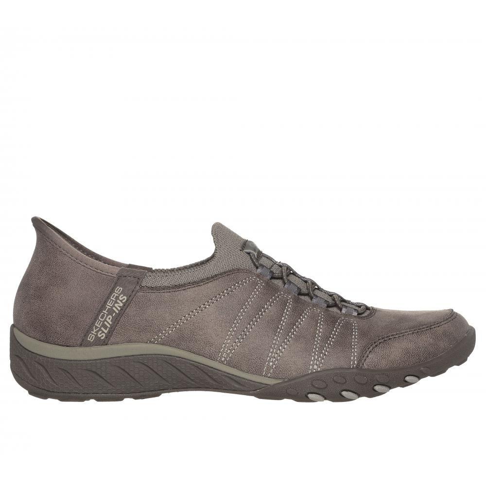 Zapato Mujer Skechers Slip-ins: Breathe-Easy Café-0