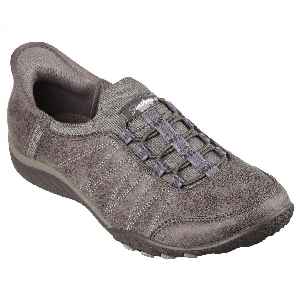 Zapato Mujer Skechers Slip-ins: Breathe-Easy Café-4