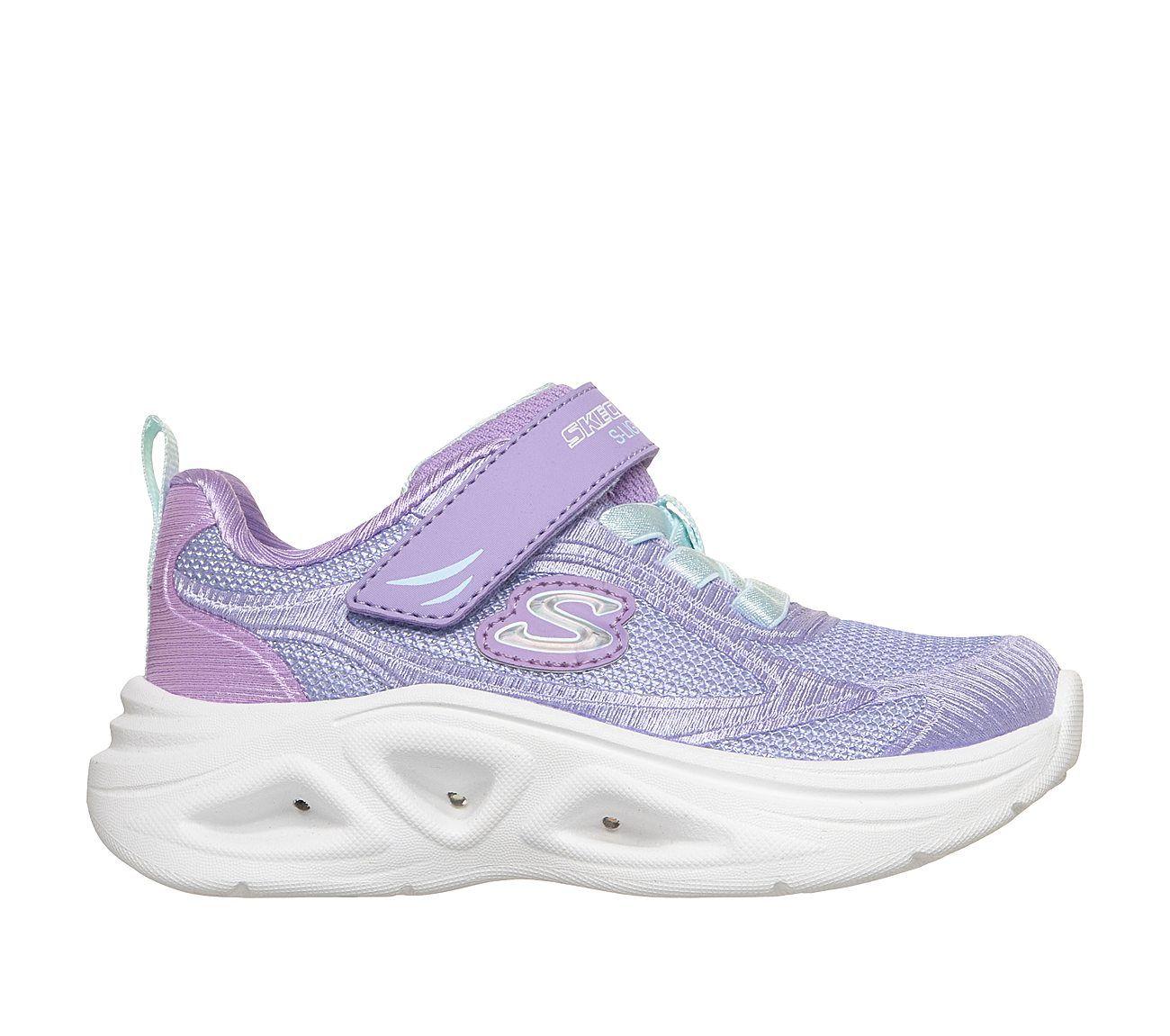 Zapatillas Skechers Niña - S-Lights Sola Glow 2.0 Morado-0