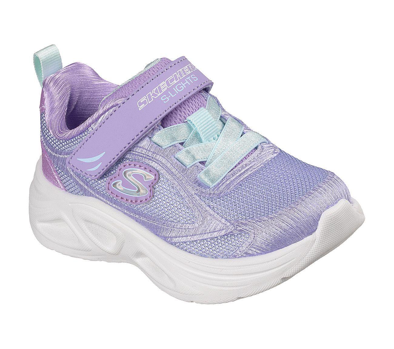 Zapatillas Skechers Niña - S-Lights Sola Glow 2.0 Morado-4