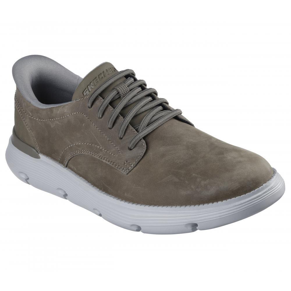 Zapatos Hombre Slip-ins Garza Beige DK Skechers-4
