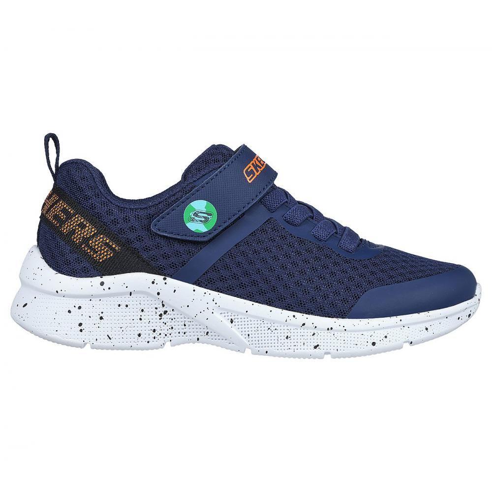 Zapatilla Niño Microspec Tuvok Azul Skechers-0
