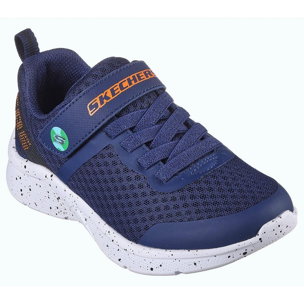 Zapatilla Niño Microspec Tuvok Azul Skechers-4