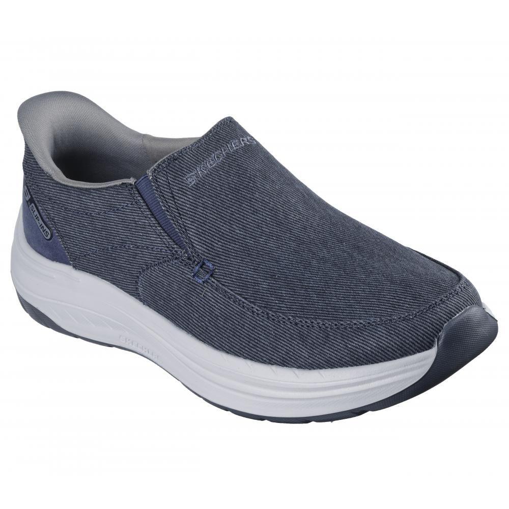 Zapato Hombre Decklan Azul Skechers-4