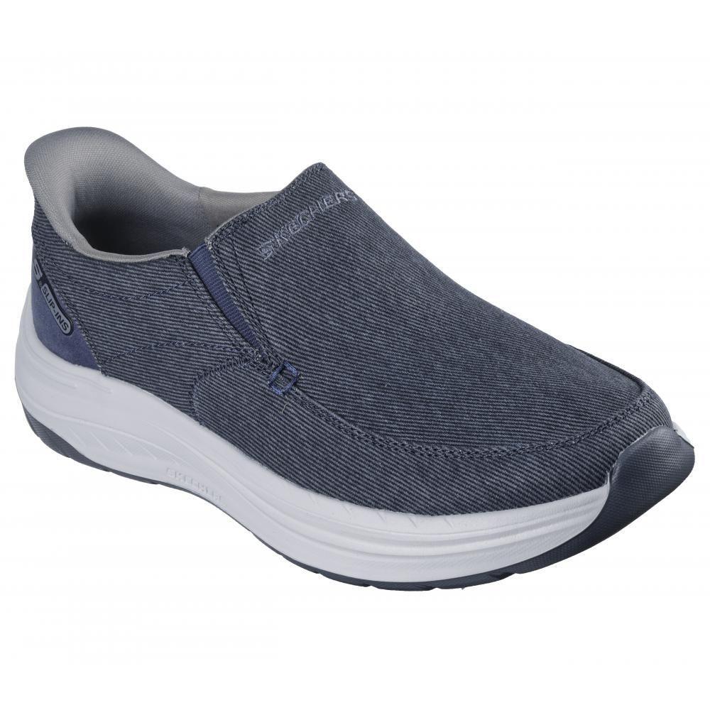 Zapato Hombre Decklan Azul Skechers-4