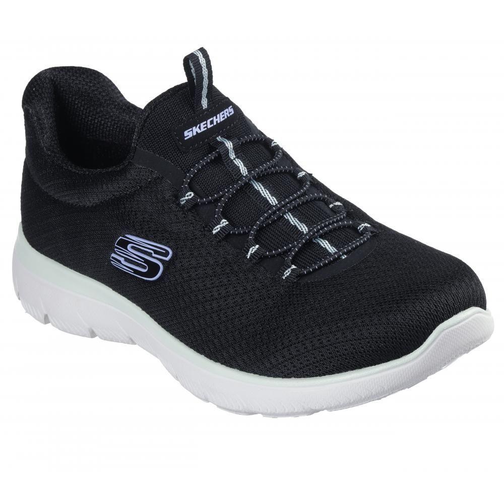 Zapatillas Mujer Summits Summer Blush Negro Skechers-4