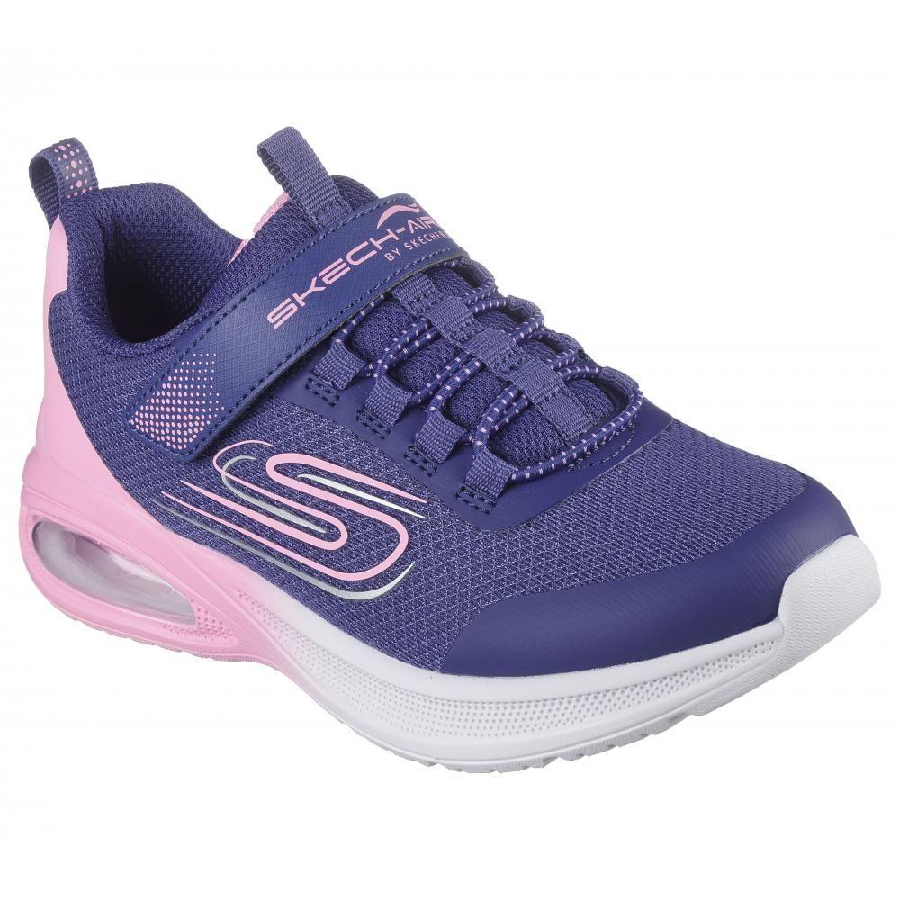Zapatilla Niña Microspec Max Advance Fly 3 Azul Skechers-4