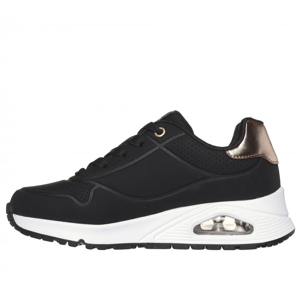 Zapatilla Niña Uno Gen1 Shimmer Away Negro Skechers-3