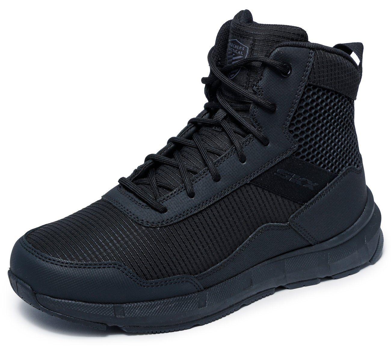 Botines Hombre Terradraft Negro Skechers-4