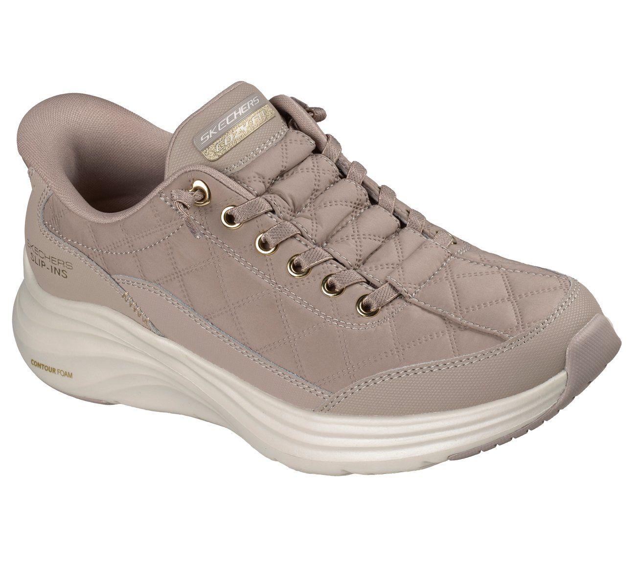 Zapatillas Mujer Slip-ins ContourFoam Golden H Gris Skechers-2