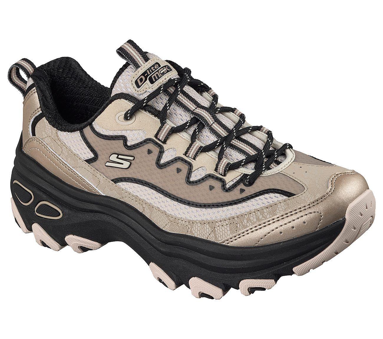 Zapatillas Skechers Mujer Dlite Max Beige-4