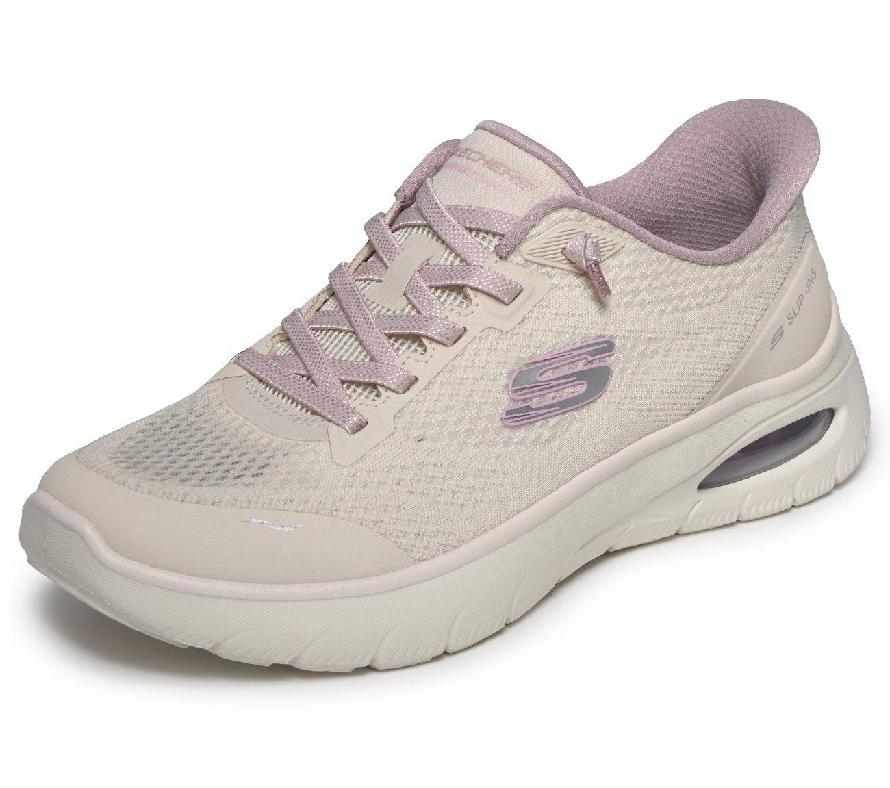 Zapatillas Mujer Slip-ins Skech-Air Summits Beige Skechers-4