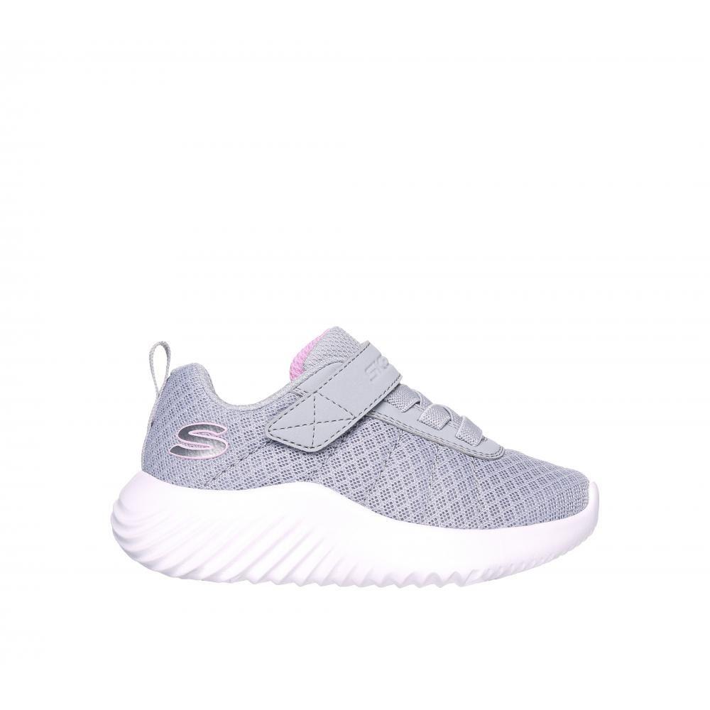 Zapatilla Niña Bounder Cool Cruise Gris Skechers-0