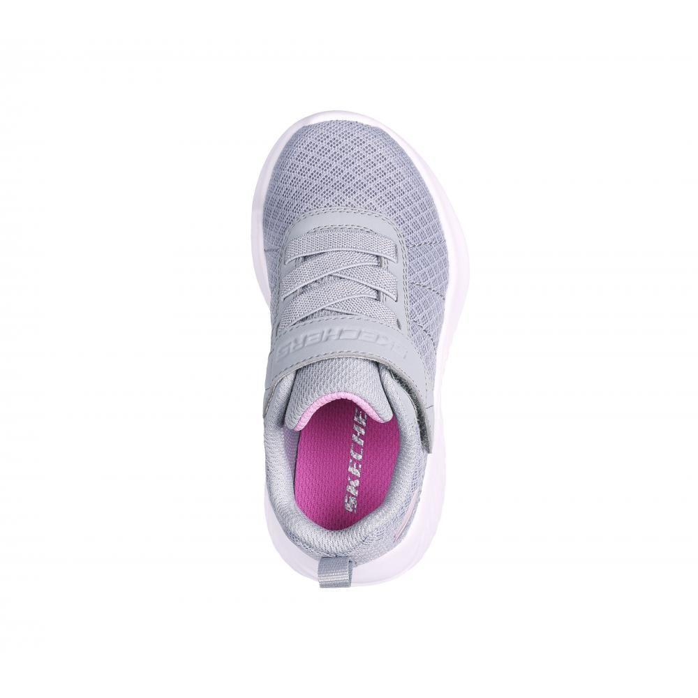 Zapatilla Niña Bounder Cool Cruise Gris Skechers-1
