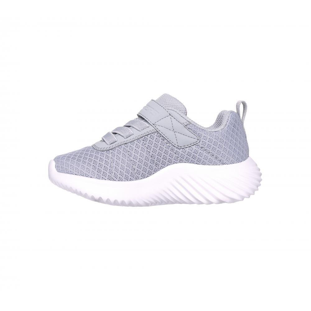 Zapatilla Niña Bounder Cool Cruise Gris Skechers-3