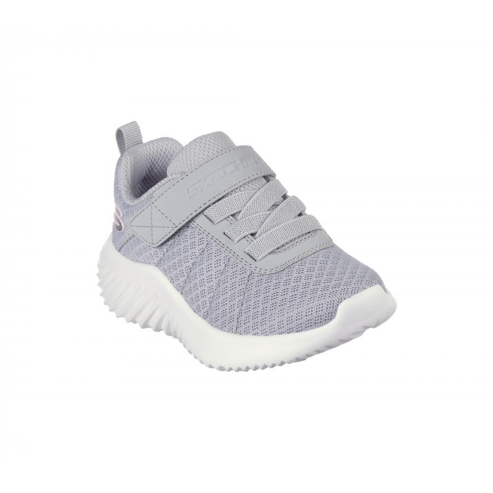 Zapatilla Niña Bounder Cool Cruise Gris Skechers-4