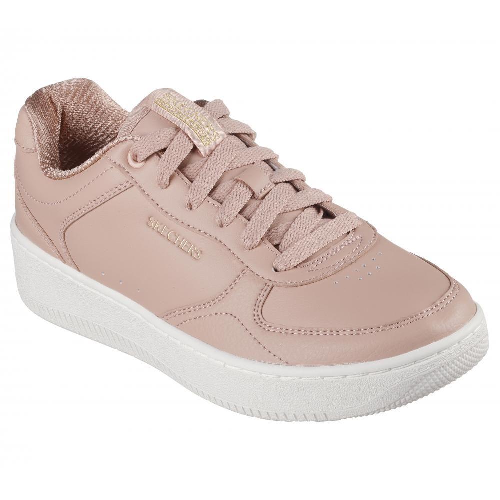 Zapatilla Mujer Sport Court 2.0 Core Essential Beige Skechers-4