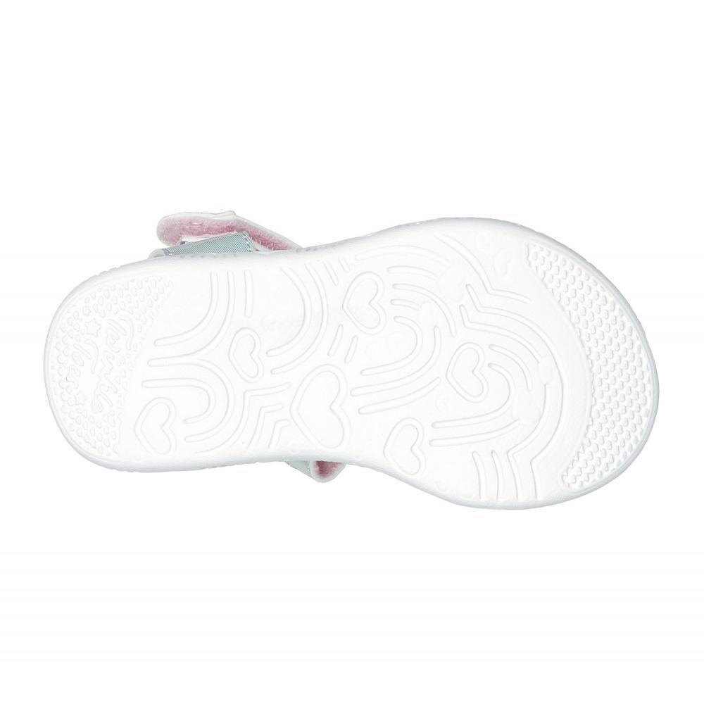 Sandalia Niña Rainbow Shines Heart Cuties Gris Skechers-2