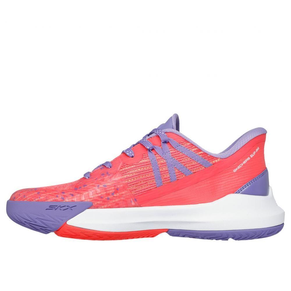 Zapatillas Mujer Slip-ins Baseline Bully Coral Skechers-4