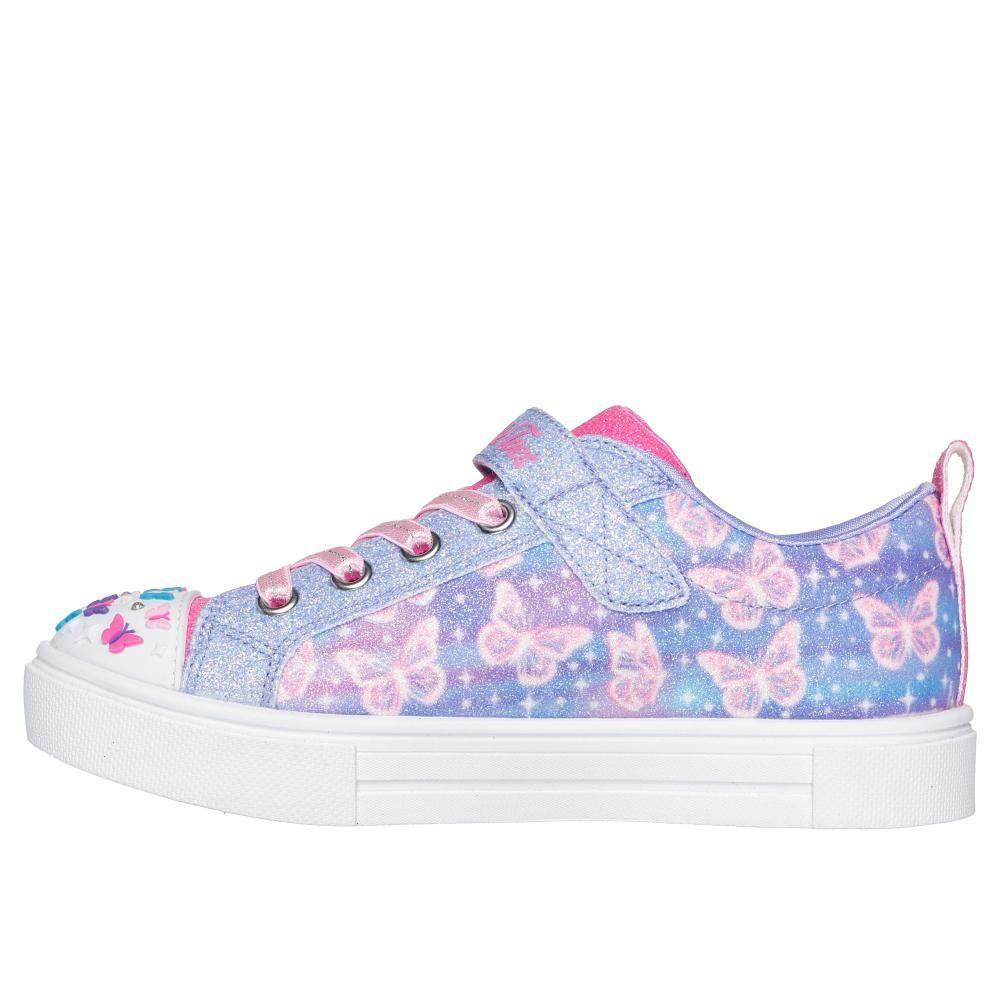 Zapatilla Niña Twinkle Sparks Ombre Flutter Morado Skechers-3