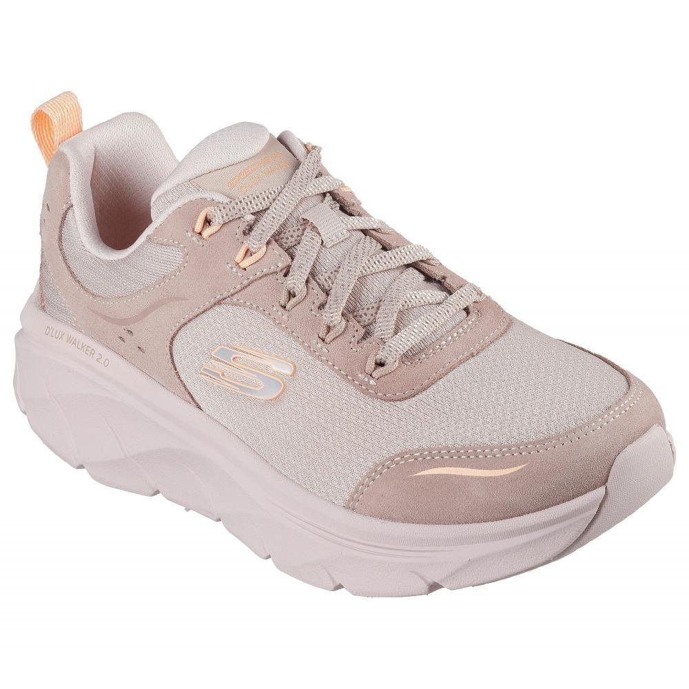 Zapatilla Mujer D'Lux Walker 2.0 Autumn Sun Beige Skechers-4