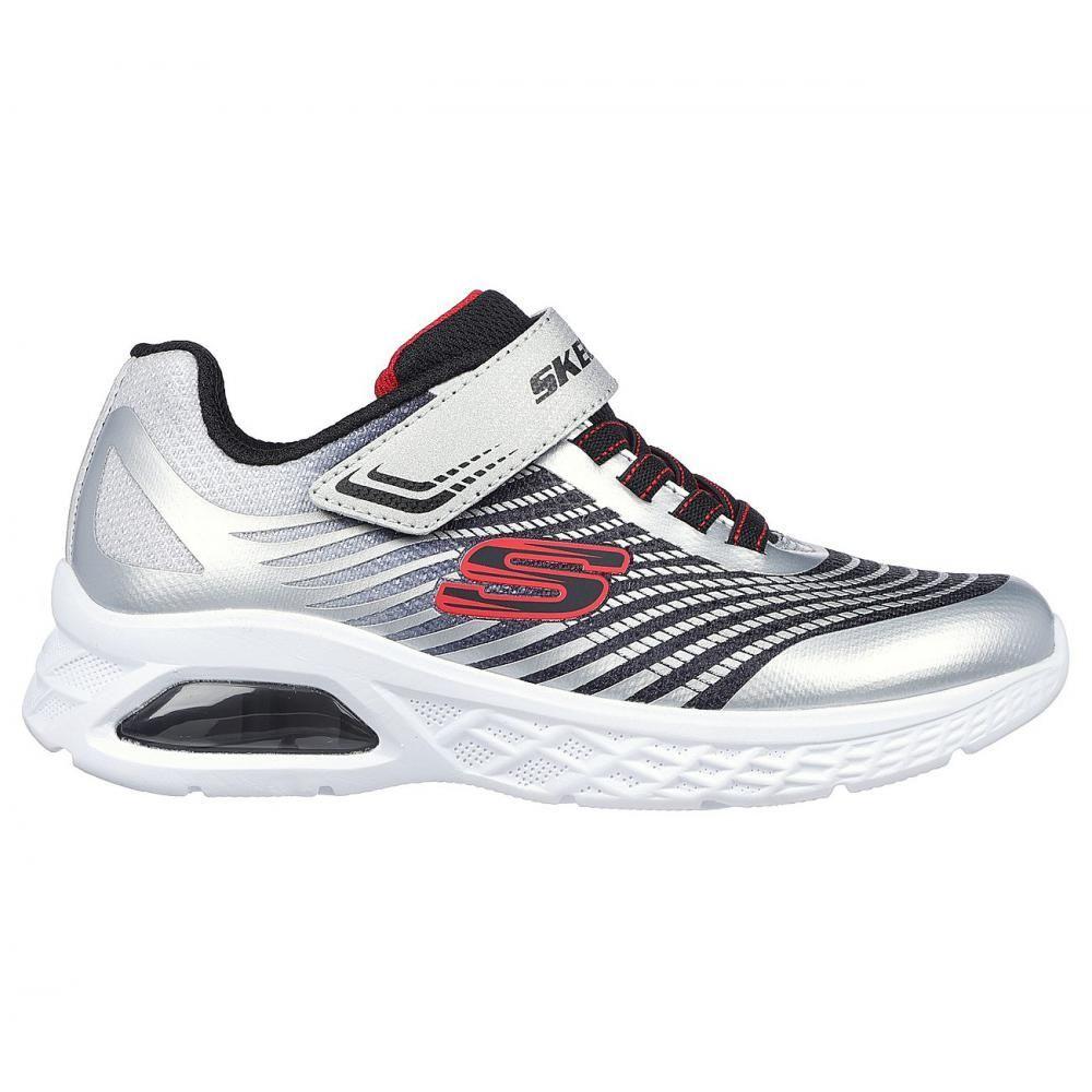 Zapatilla Niño Microspec Max Ii Plateado Skechers-0