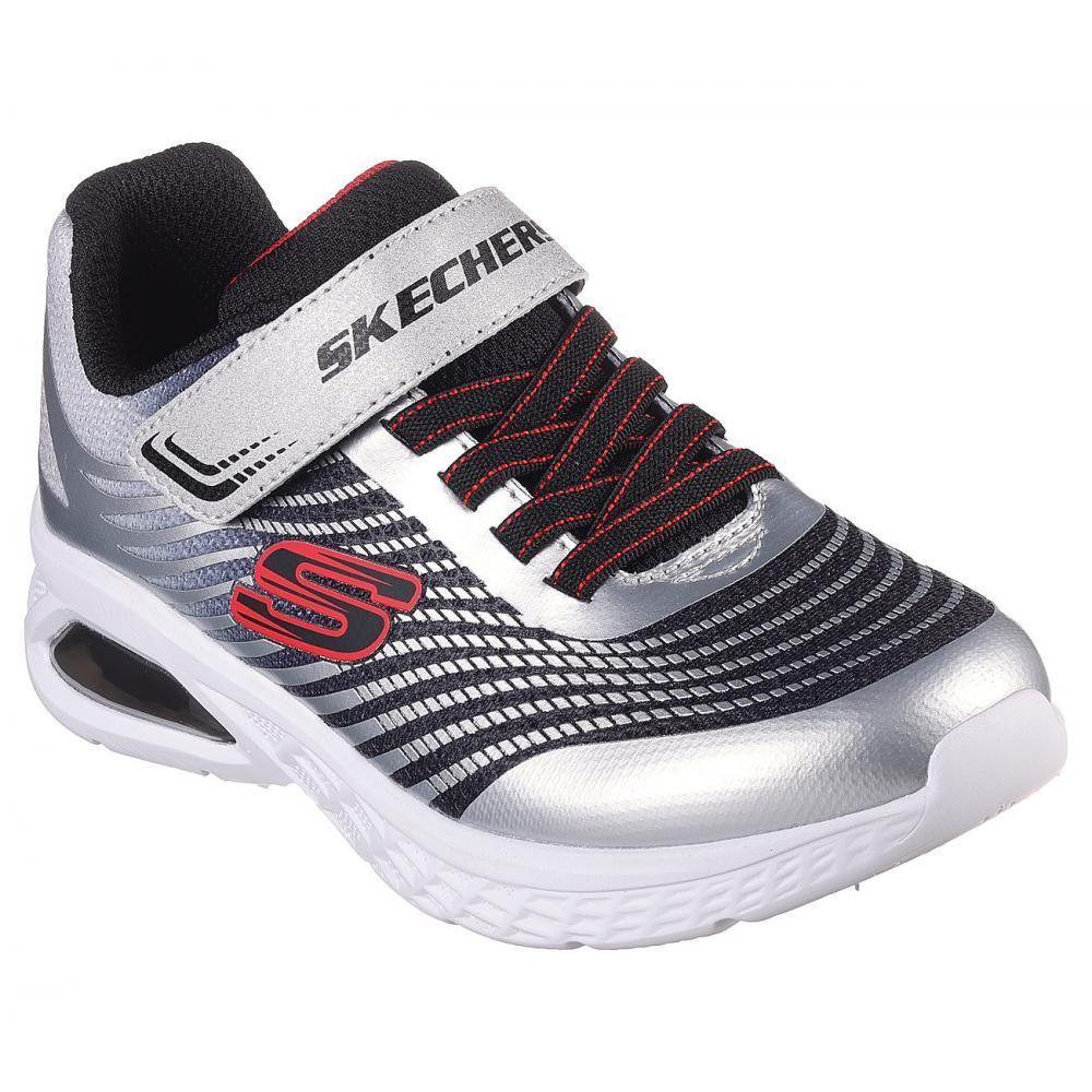 Zapatilla Niño Microspec Max Ii Plateado Skechers-4