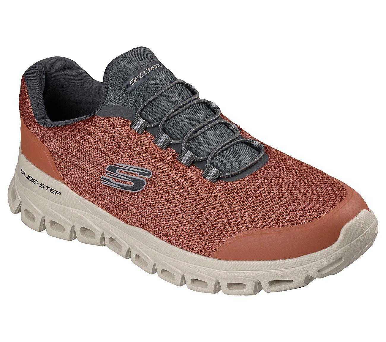 Zapatillas Skechers Hombre Glide-Step Noltek Naranjo-4