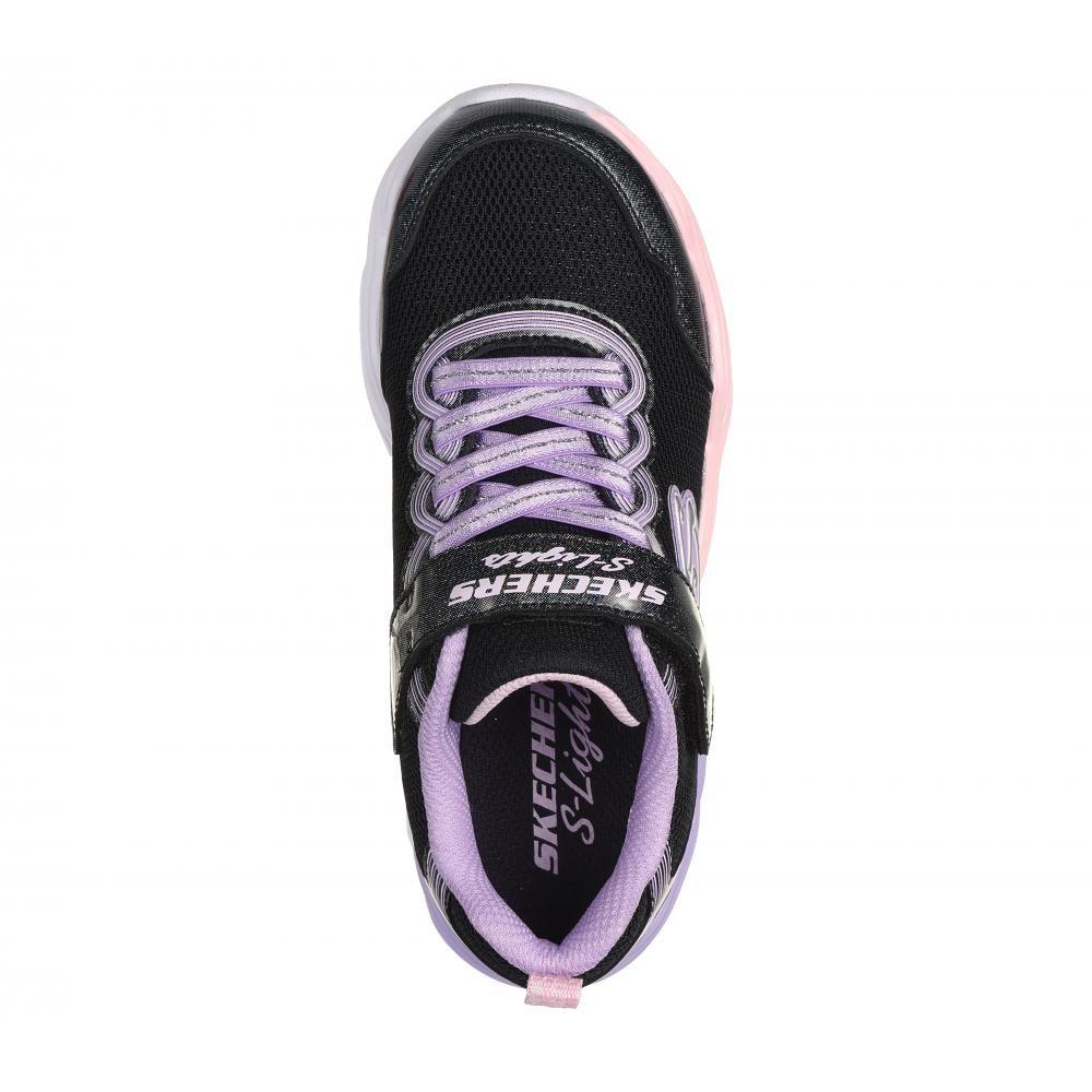 Zapatilla Niña Twisty Glow Negro Skechers-1