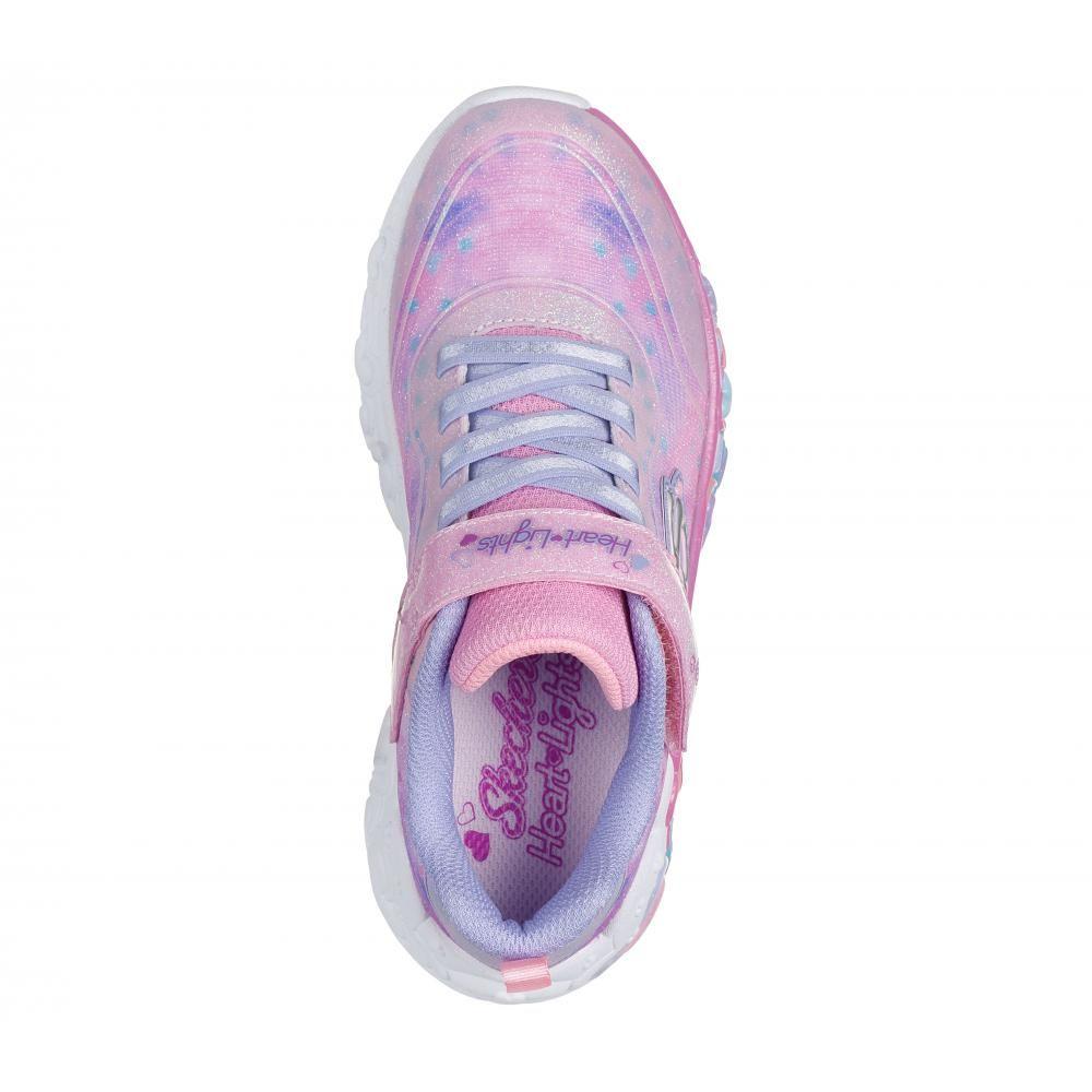 Zapatilla Niña Eternal Heart Lights Rosado Skechers-1
