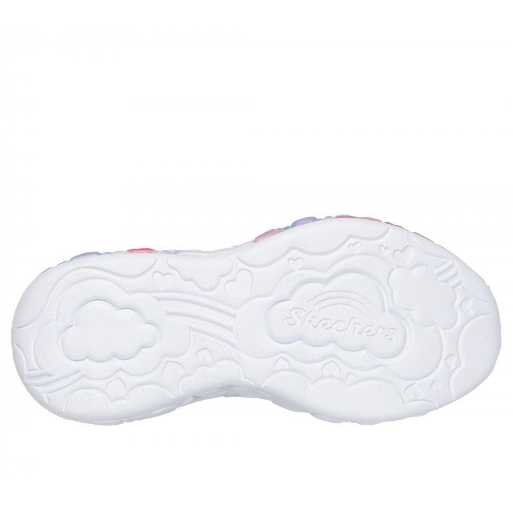 Zapatilla Niña Eternal Heart Lights Rosado Skechers-2