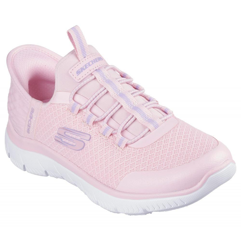 Zapatilla Niña Skechers Slip-ins: Summits Rosado-4
