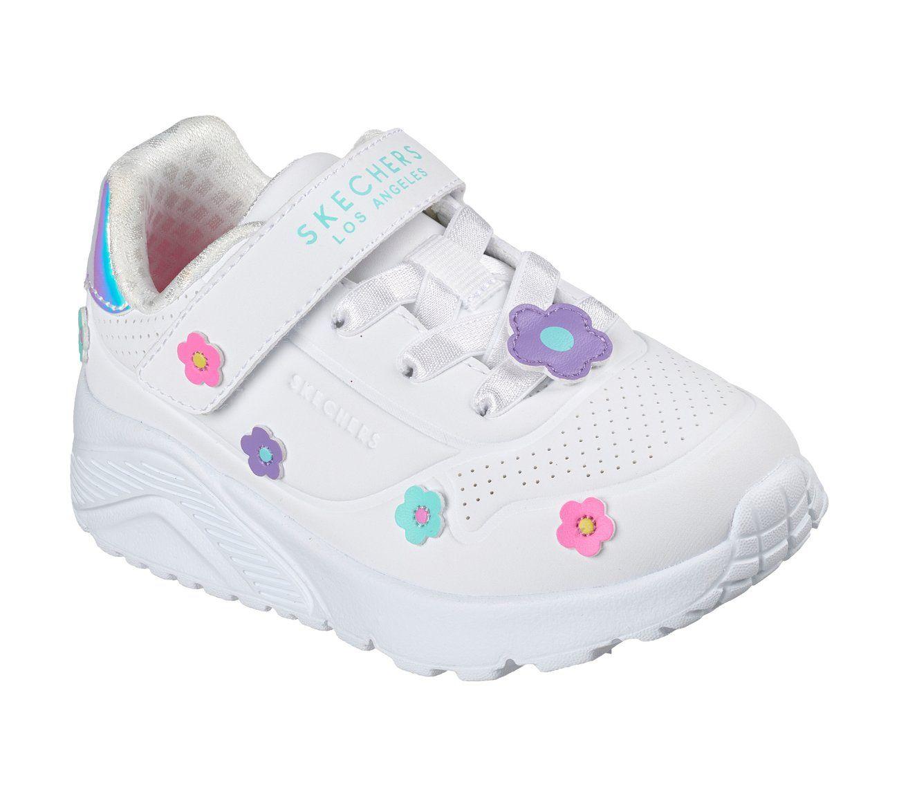 Zapatillas Niña Infante Uno Lite Mini Bloom Blanco Skechers-3