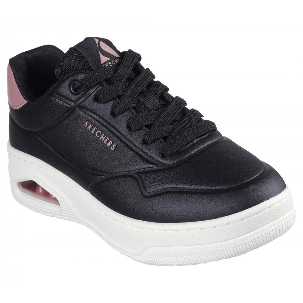Zapatilla Mujer Uno Court Fast Break Negro Skechers-4
