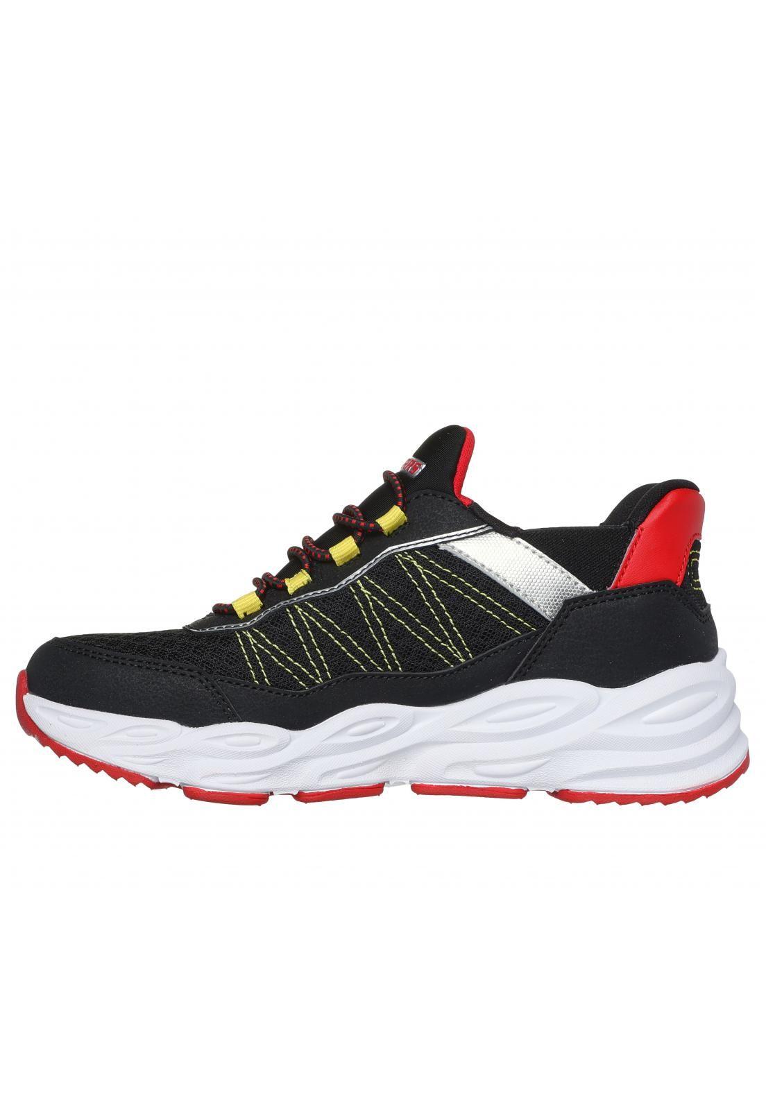Zapatillas Niño Slip-ins Turbo Tread RD Negro Skechers-3